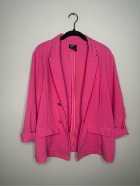 SOHO Hot Pink Open Front Blazer Jacket
